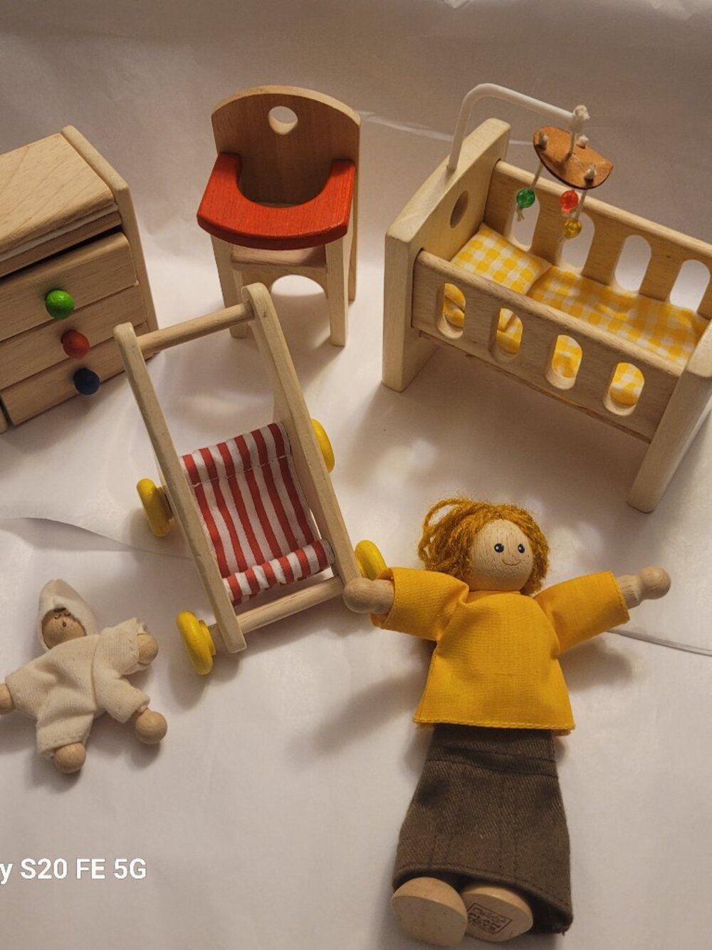 Plan Toys Dollhouse Nursery Set